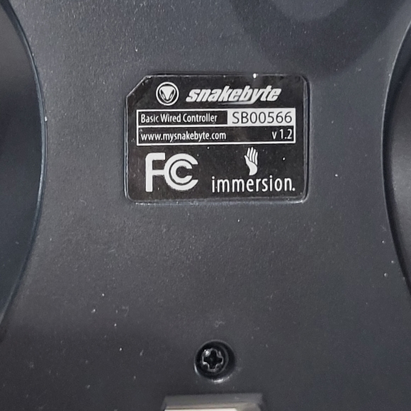 Snakebyte SB00566 basic wired game controller for Sony Playstation 3 PS3 black - Picture 3 of 6